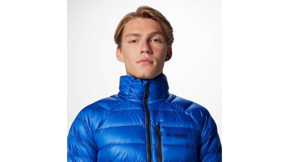 Columbia Arctic Crest Down Jacket - Mens, Mountain Blue, Medium, 2088781433-M