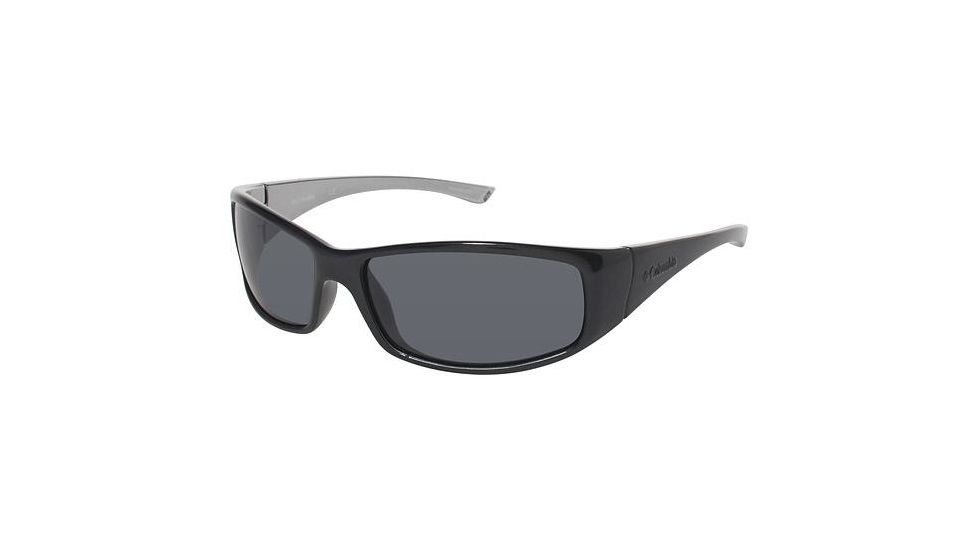 Columbia Auburn Polarized Sunglasses - Frame Metallic Silver/Black, Size 62/15mm CBAUBURNPZ623