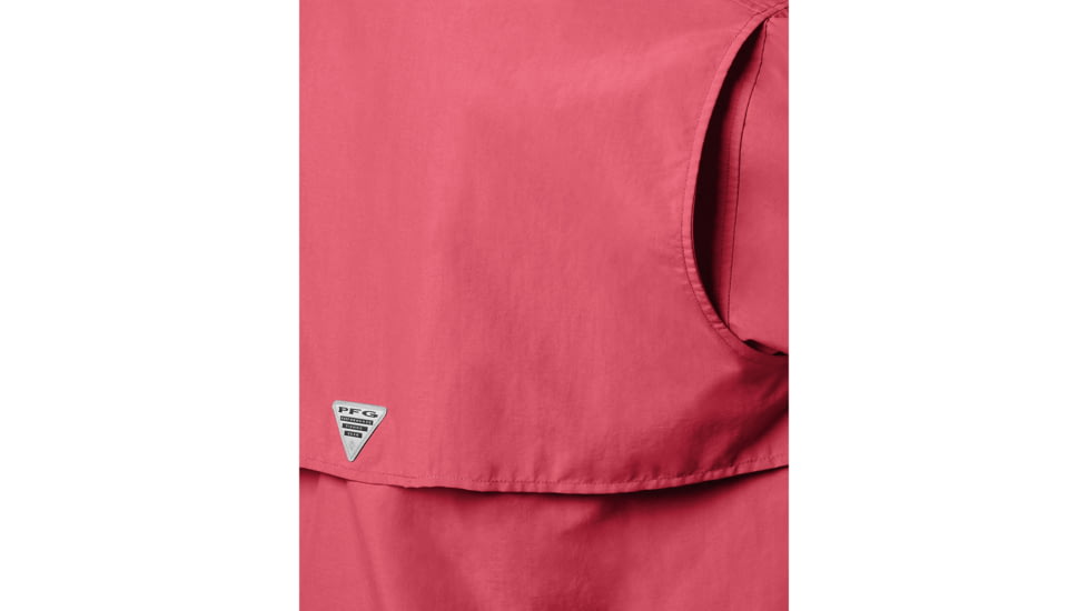 Columbia Bahama II Long Sleeve Shirt - Mens, Sunset Red, Extra Small, 101162-683-XS