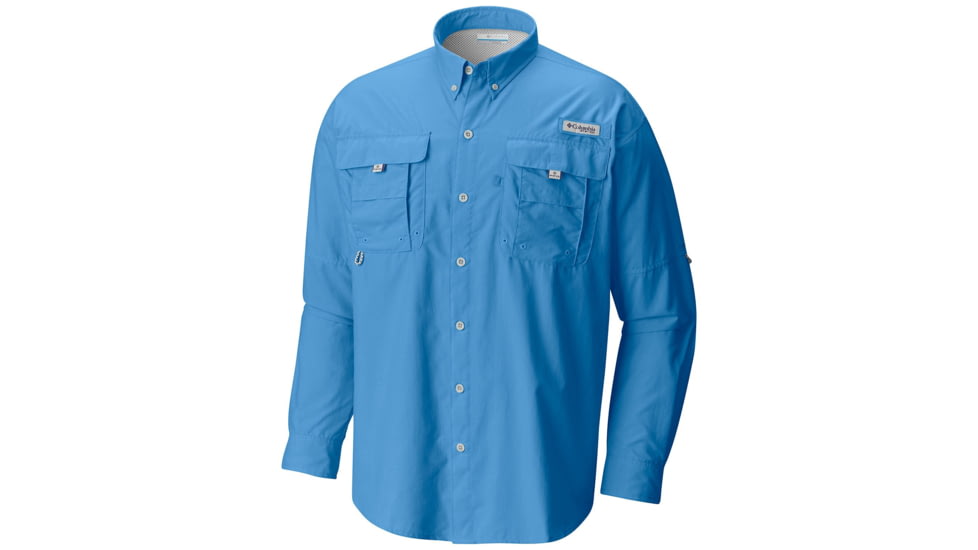 Columbia Bahama II Long Sleeve Shirt - Mens, Yacht, Extra Small, 101162-475-XS