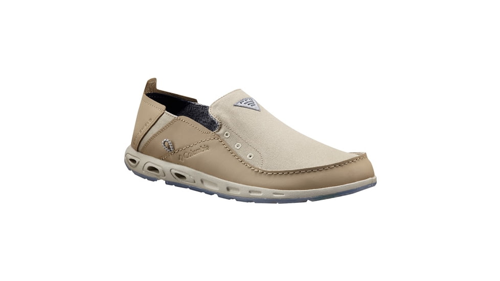 Columbia Bahama Vent PFG Print Watersport Shoe - Men's-Fossil/Collegiate Navy-Medium-8