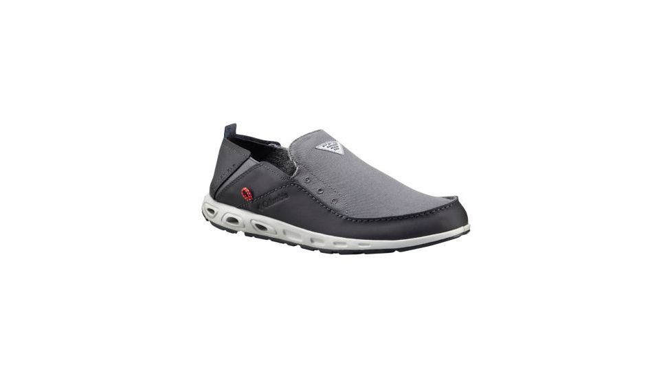 Columbia Bahama Vent PFG Shoe - Mens, Titanium MHW/Bright Red, 8, Medium, 1673141049-8