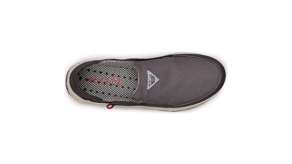 Columbia Bahama Vent PFG Shoe - Mens, Titanium MHW/Bright Red, 14 US, Medium, 1673141049-14