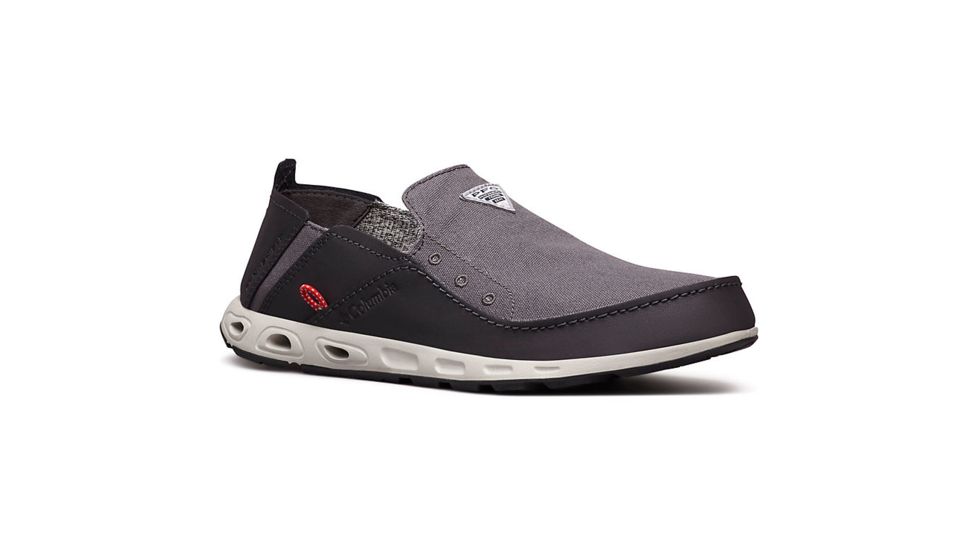 Columbia Bahama Vent PFG Shoe - Mens, Titanium MHW/Bright Red, 14 US, Medium, 1673141049-14