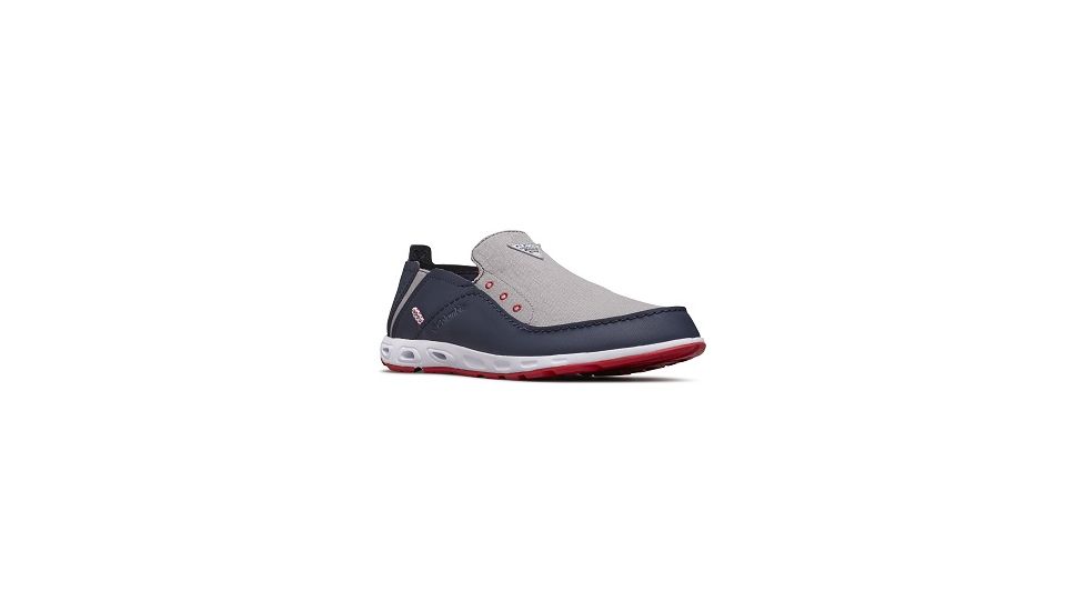 Columbia Bahama Vent PFG Shoes -Mens, Monument/Intense Red, Medium, 10, 1673141036-10