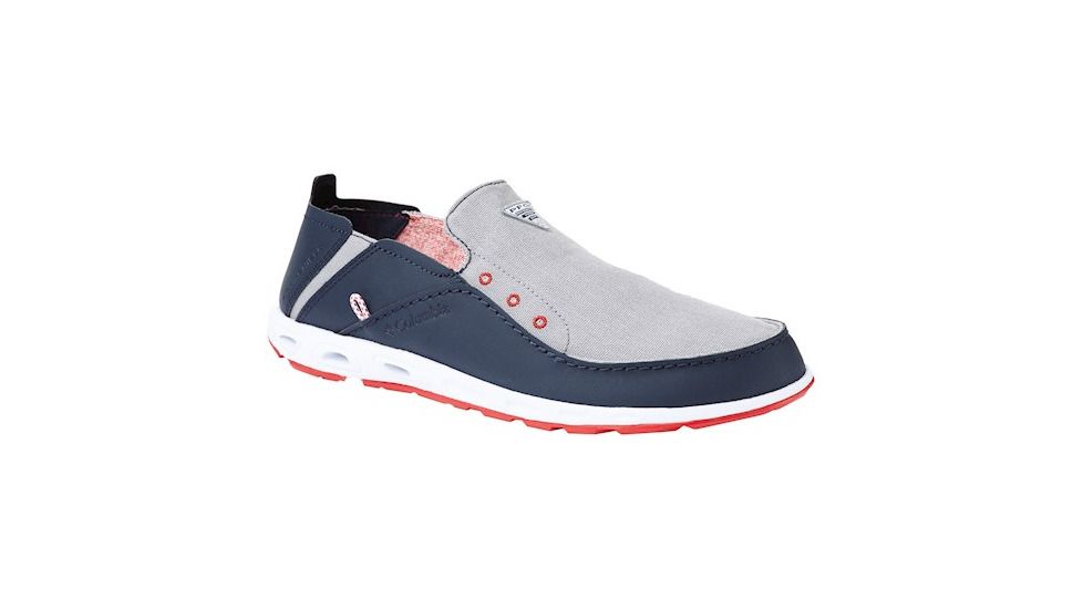 Columbia Bahama Vent PFG Shoes -Mens, Monument/Intense Red, Medium, 8, 1673141036-8
