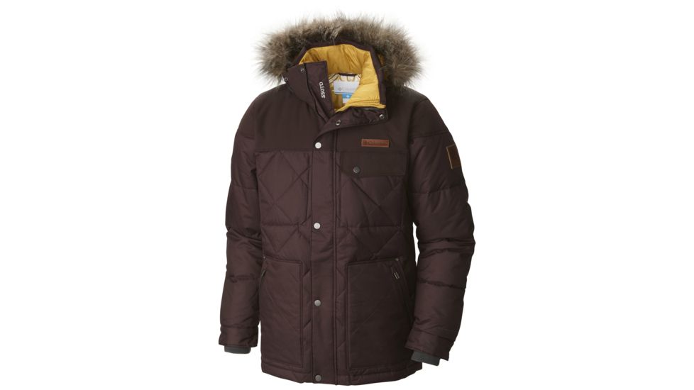 Columbia Barlow Pass 550 TurboDown Quilted Jacket - Men's-New Cinder-Medium