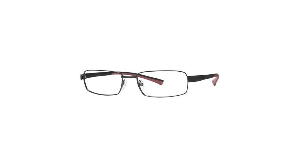 Columbia Big Cypress Progressive Prescription Eyeglasses - Frame Shiny Gun/Black-Red, Size 57/18mm CBBIGCYPRESS01