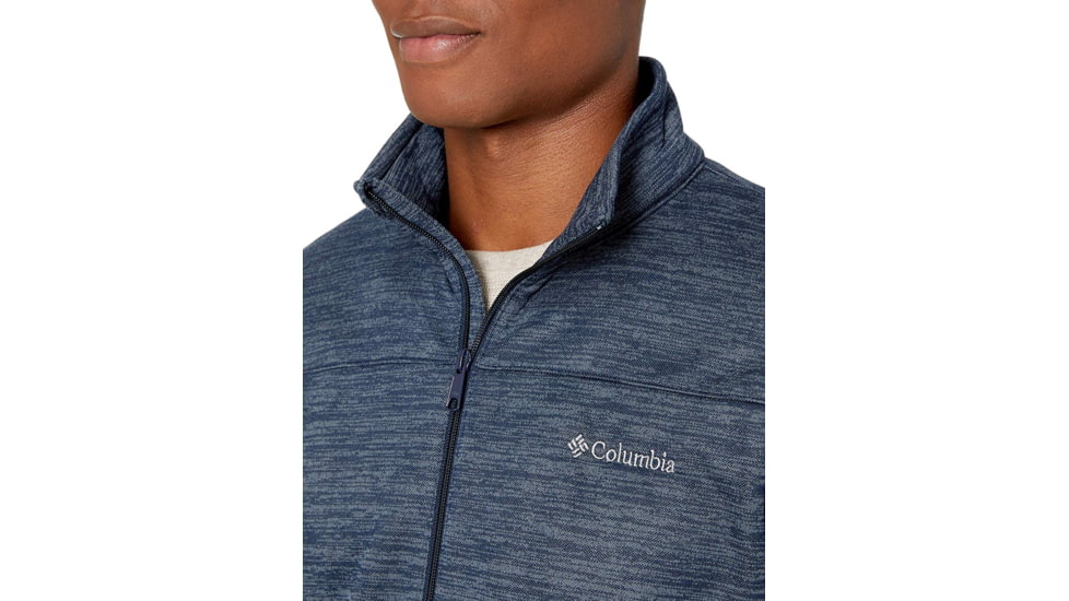 Columbia Birch Woods II Full Zip Fleece, Collegiate Navy Heather, 2XL - Mens, 1807681464-XXL