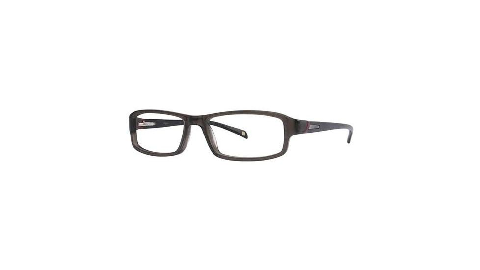 Columbia Boone Bifocal Prescription Eyeglasses - Frame Transparent Grey/Black, Size 54/16mm CBBOONE02