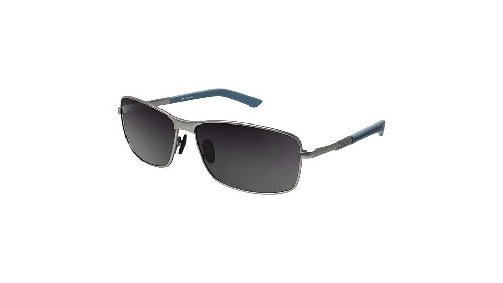 Columbia BOULDER MOUNTAIN Single Vision Prescription Eyeglasses - Frame Matte Silver, Size 62/14mm CBBLDRMT04