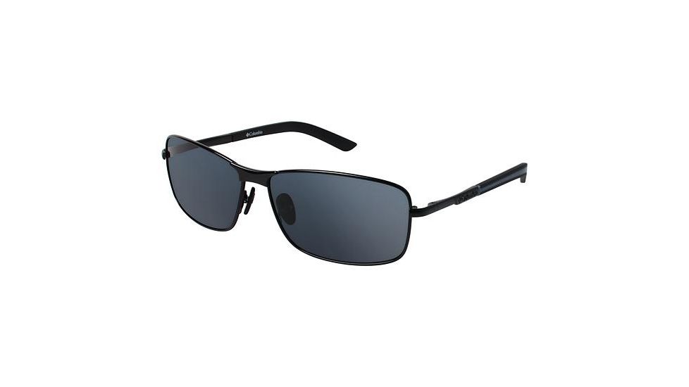 Columbia BOULDER MOUNTAIN Single Vision Prescription Eyeglasses - Frame Shiny Black, Size 62/14mm CBBLDRMT02
