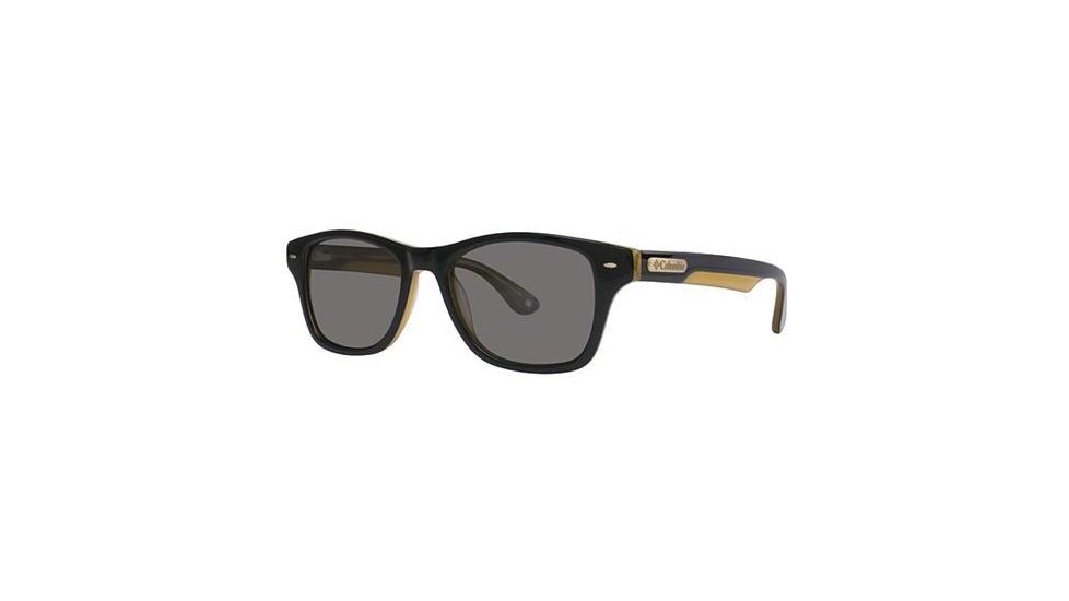 Columbia Bridger Sunglasses - Frame Black/Gold, Size 51/17mm CBBRIDGERPZ604