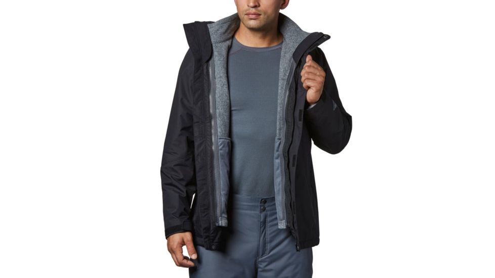 Columbia Bugaboo II Fleece Interchange Jacket, Black, 2XL - Mens, 1800661010-XXL