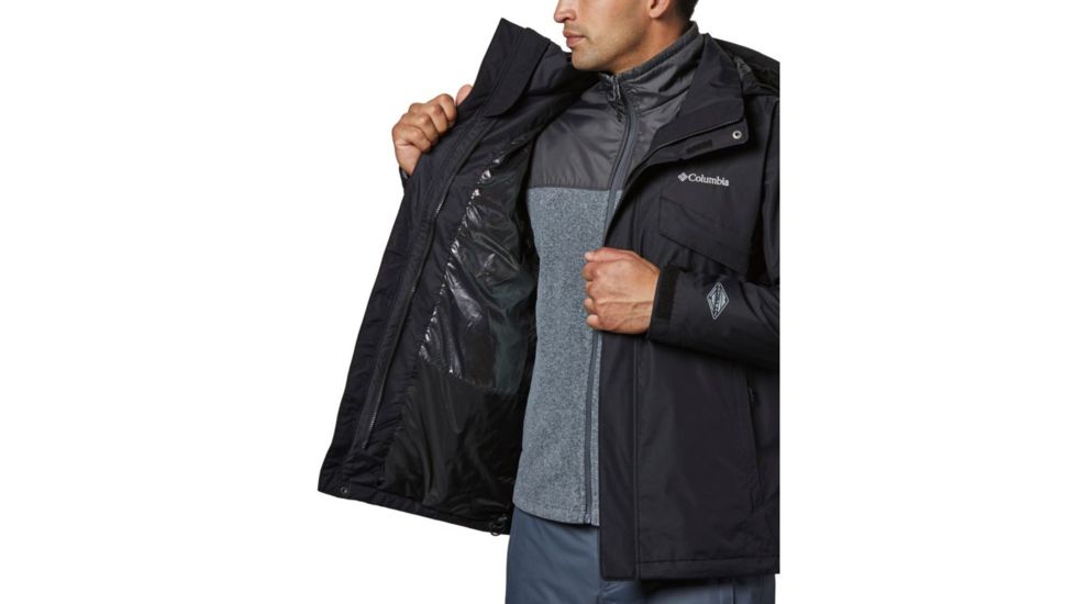 Columbia Bugaboo II Fleece Interchange Jacket, Black, 2XL - Mens, 1800661010-XXL