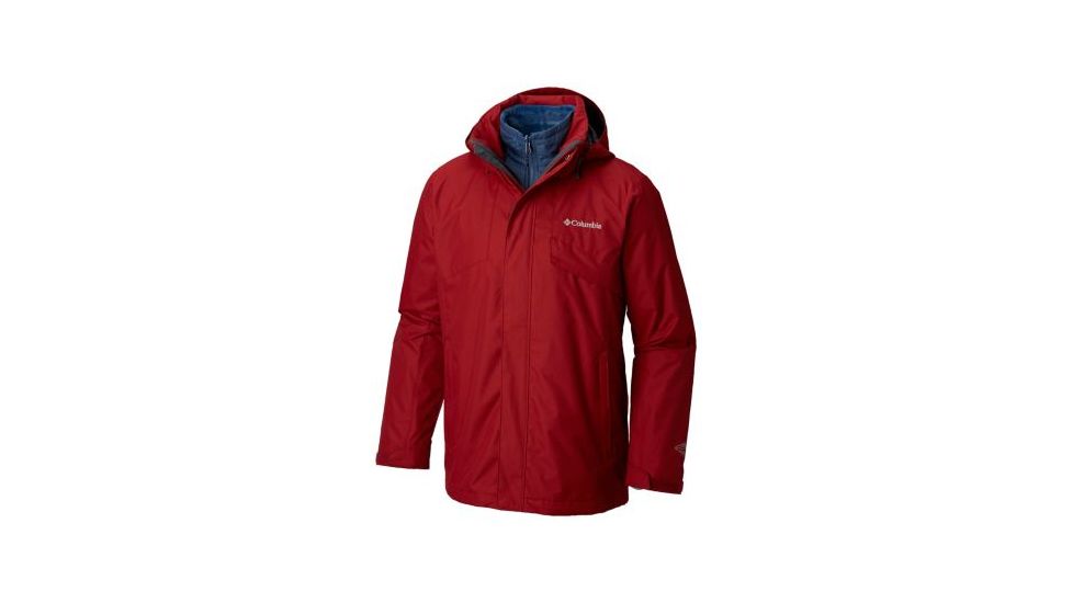 Columbia Bugaboo II Fleece Interchange Jacket - Mens, Red Element, Small, 1800661611-S