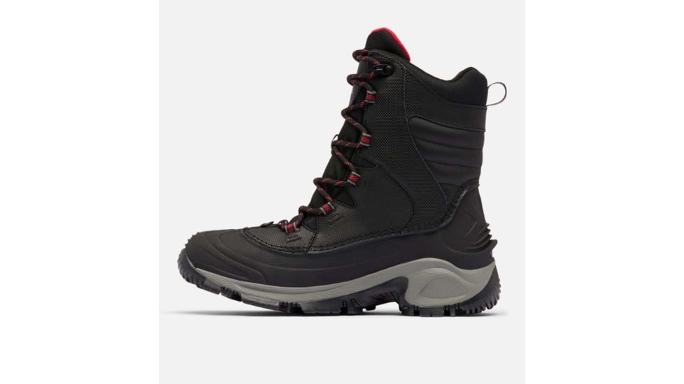 Columbia Bugaboot III Boots - Mens, Black/Bright Red, 11.5 US, 1791221-012-11.5