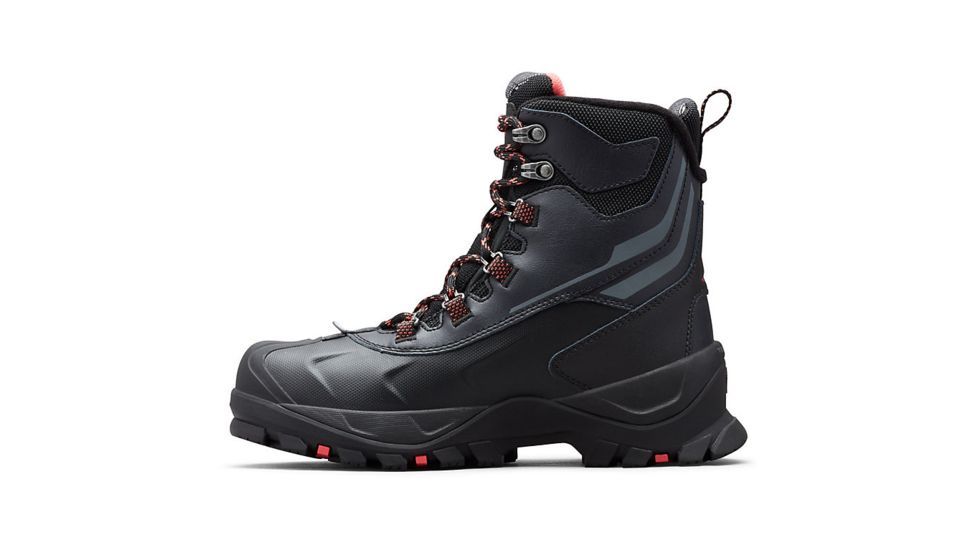 Columbia Bugaboot Plus IV Omni-Heat Boot - Womens, Black/Sunset Red, 9 US, Medium, 1791271010-9