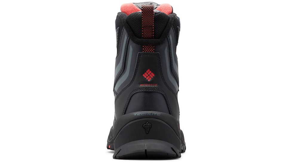 Columbia Bugaboot Plus IV Omni-Heat Boot - Womens, Black/Sunset Red, 9 US, Medium, 1791271010-9