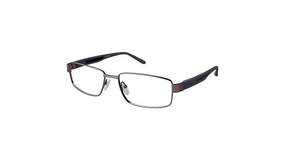 Columbia Burnside 400 Progressive Prescription Eyeglasses - Frame GUNMETAL, Size 55/17mm CBBURNSIDE40001