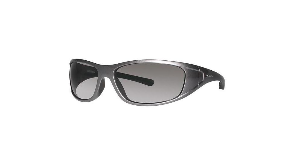 Columbia Chute Sunglasses - Frame Metallic Gunmetal-Shiny Black, Lens Color Brown, Size 62/15mm CBCHUTEPZ610