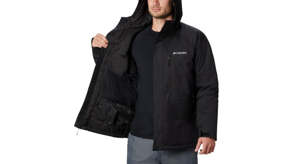 Columbia Chuterunner II Jacket - Mens, Black Heather, Extra Large, 1864341010-XL