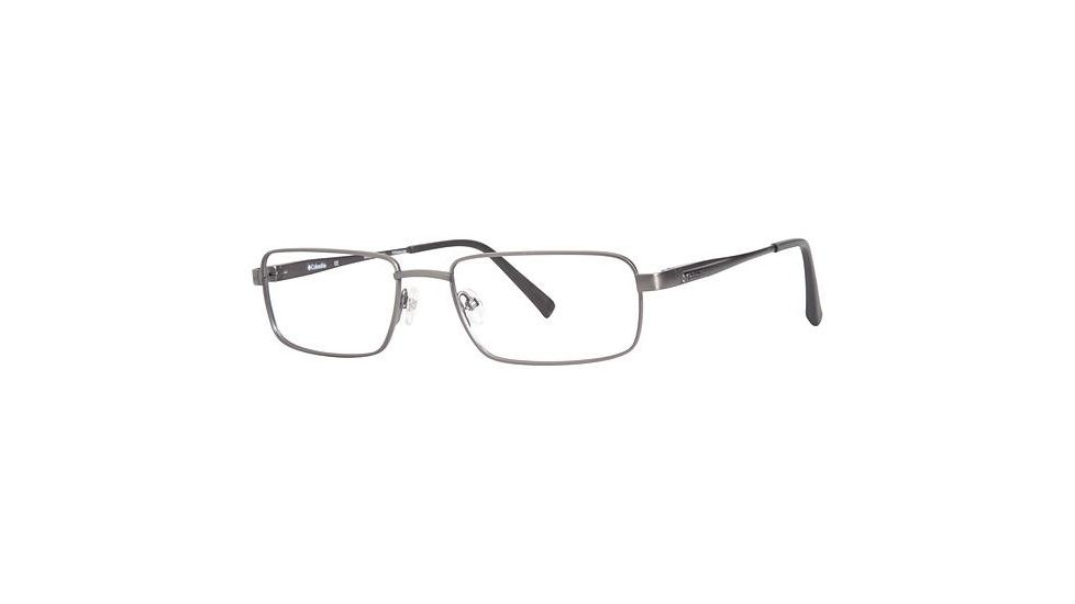 Columbia Clear Lake Single Vision Prescription Eyeglasses - Frame Semi Matte Gunm CBCLEARLK03