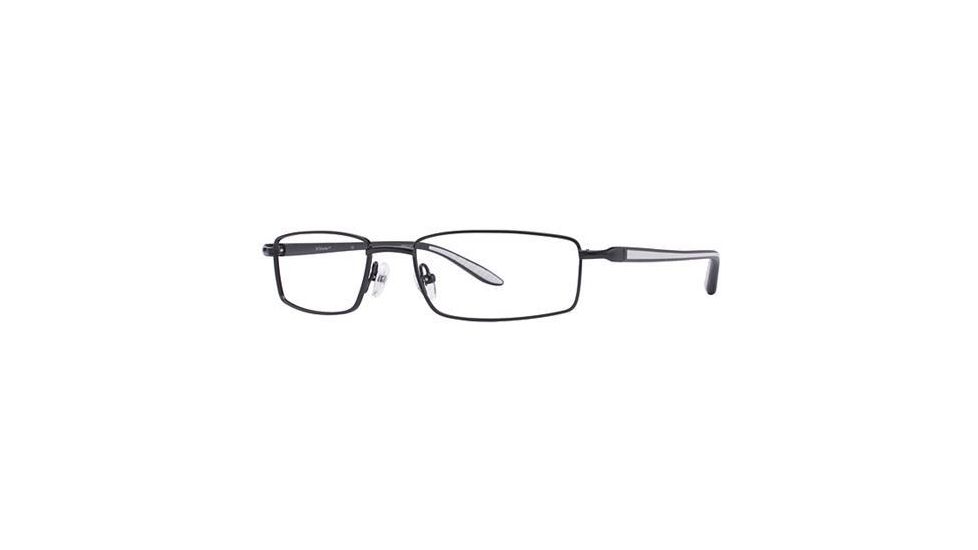 Columbia Cliff Lake 130 Single Vision Prescription Eyeglasses - Frame Black/White, Size 53/18mm CBCLIFFLAKE13003