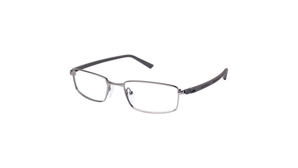 Columbia COLTON 500 Single Vision Prescription Eyeglasses - Frame LIGHT GUNMETAL, Size 50/17mm CBCOLTON50002
