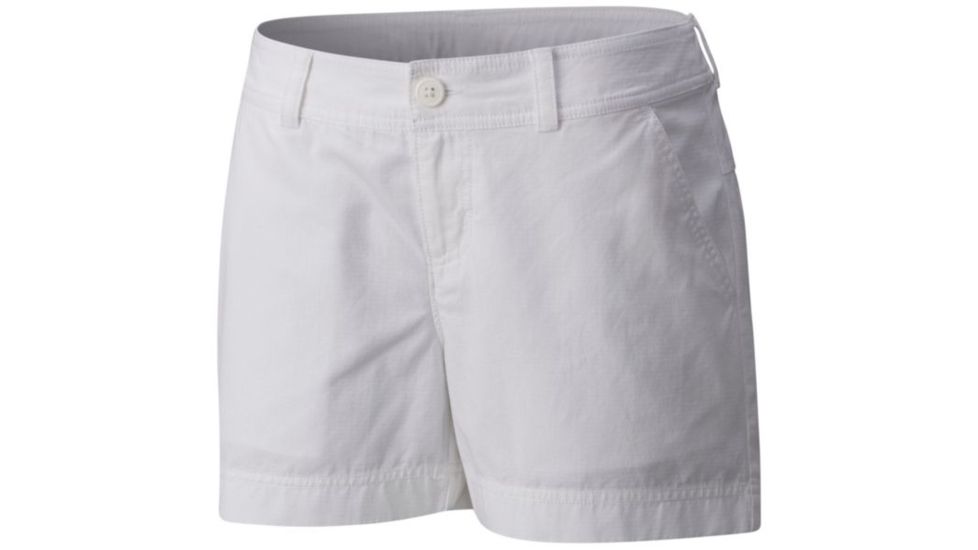 Columbia Compass Ridge Short - Womens, White, Size 8, 6in Inseam 17163111008