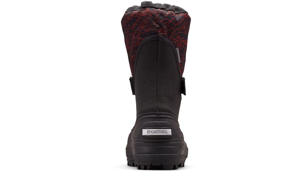 Columbia Childrens Powderbug Plus II Print Winter Boots - Kids, Shark, Emperor, Medium, 13, 1637882018-13