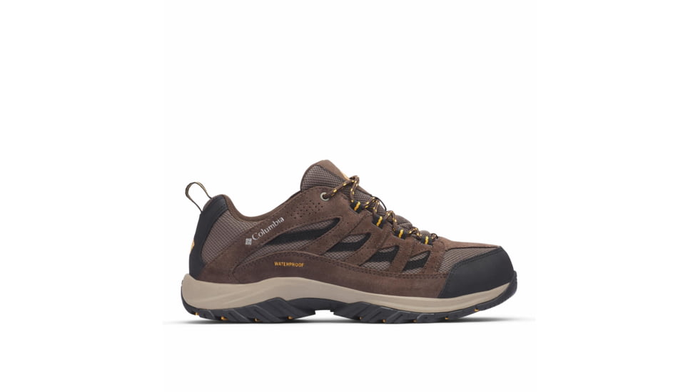 Columbia Crestwood Waterproof Hiking Shoes - Mens, Mud/Squash, 9.5, 1765391255Mud, Squash9,5