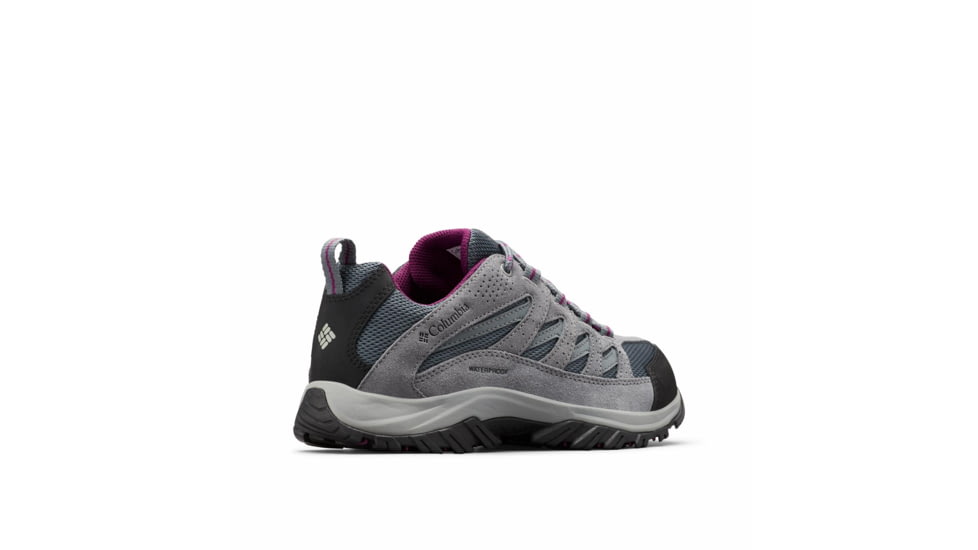 Columbia Crestwood Waterproof Hiking Shoes - Womens, Graphite/Wild Iris, 9.5, 1765411 Iris9