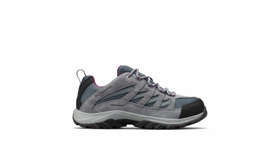 Columbia Crestwood Waterproof Hiking Shoes - Womens, Graphite/Wild Iris, 9.5, 1765411 Iris9