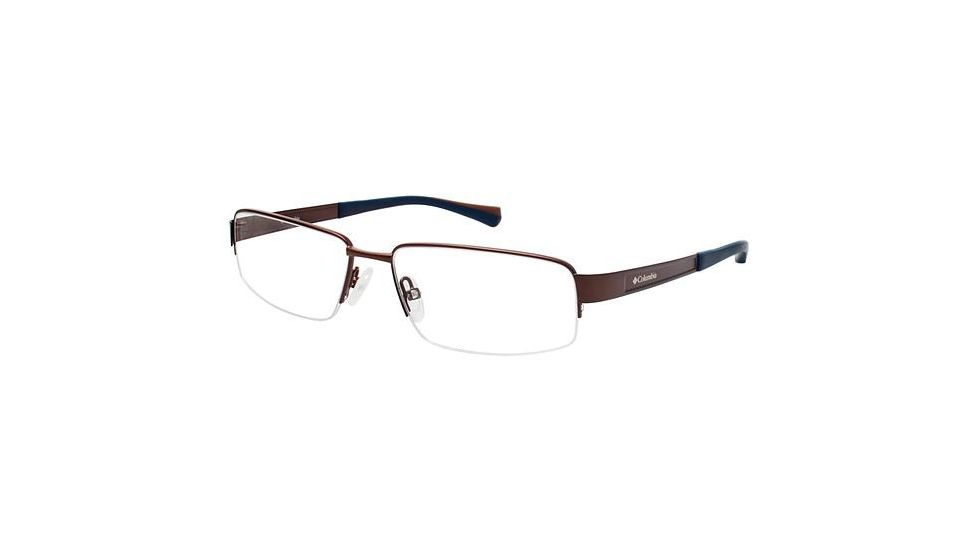 Columbia Cuyuna Progressive Prescription Eyeglasses - Frame Brown/Navy, Size 55/16mm CBCUYUNA03