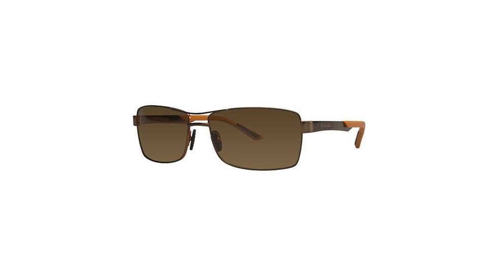 Columbia Double Blaze Sunglasses - Frame Shiny Brown/Cedar, Size 59/15mm CBDOUBLEBLAZEPZ03