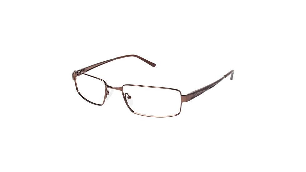 Columbia Edwards Mt. Bifocal Prescription Eyeglasses - Frame Brown, Size 58/20mm CBEDWARDSMT02