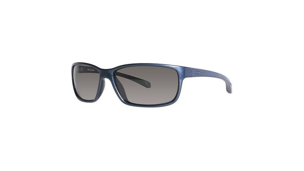 Columbia EL CAPITAN Sunglasses - Frame Metallic Carbon Blue/Metallic Gunmetal, Lens Color Grey, Size 60/15mm CACAPITANPZ615