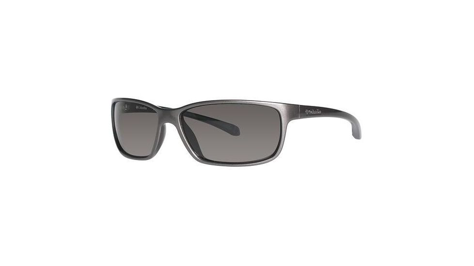 Columbia EL CAPITAN Sunglasses - Frame Metallic Gunmetal/Metallic Carbon Blue, Lens Color Grey, Size 60/15mm CBCAPITANPZ613
