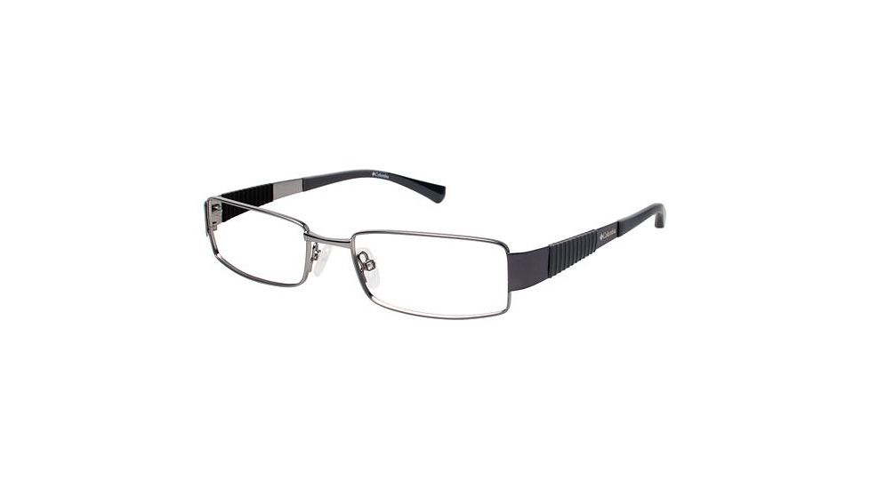Columbia Ely Progressive Prescription Eyeglasses - Frame Matte Light Gunmetal/Black, Size 53/18mm CBELY01