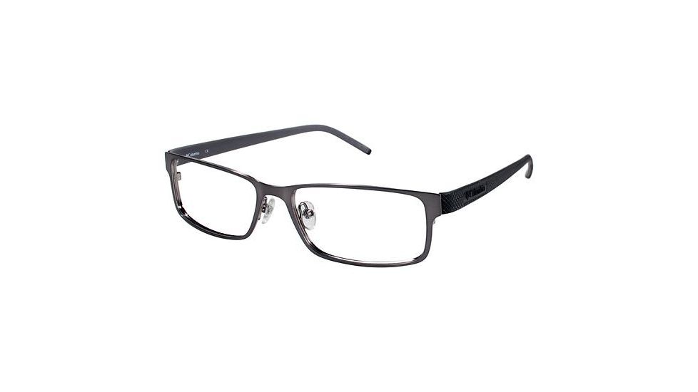Columbia Eriksson Single Vision Prescription Eyeglasses - Frame Gun w. Black, Size 53/16mm CBERIKSSON02