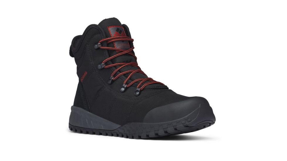 Columbia Fairbanks Omni-Heat Boot - Men's, Black, Rusty, Medium, 7.5, 1746011010-7.5