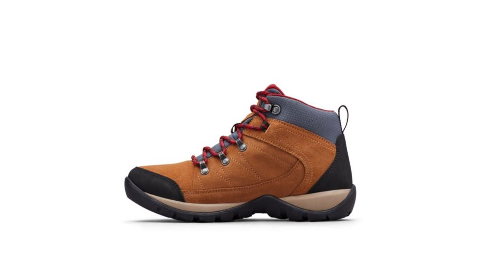 Columbia Fire Venture S II Mid Waterproof Hiking Boots - Womens, Elk, Beet, Medium, 9, 1865251286-9