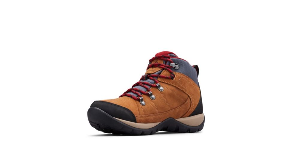 Columbia Fire Venture S II Mid Waterproof Hiking Boots - Womens, Elk, Beet, Medium, 9, 1865251286-9