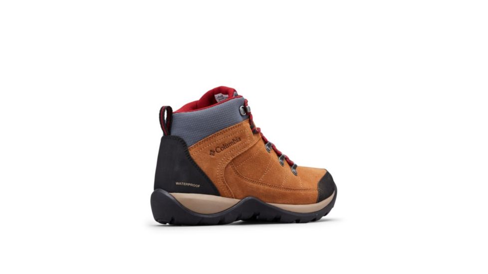 Columbia Fire Venture S II Mid Waterproof Hiking Boots - Womens, Elk, Beet, Medium, 9, 1865251286-9