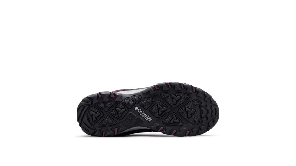 Columbia Firecamp III Waterproof Hiking Boots - Womens, Black Cherry, White, Medium, 6, 1865241639-6