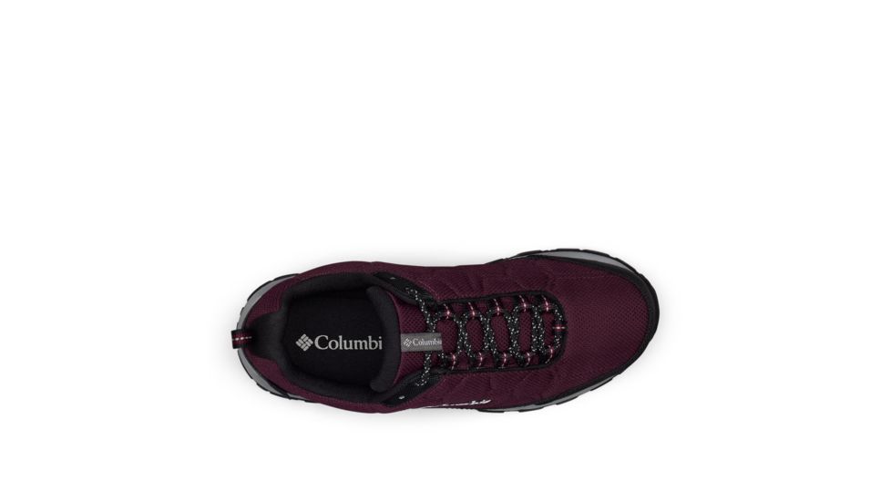 Columbia Firecamp III Waterproof Hiking Boots - Womens, Black Cherry, White, Medium, 6, 1865241639-6