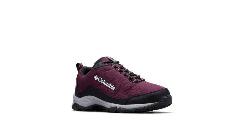 Columbia Firecamp III Waterproof Hiking Boots - Womens, Black Cherry, White, Medium, 6, 1865241639-6
