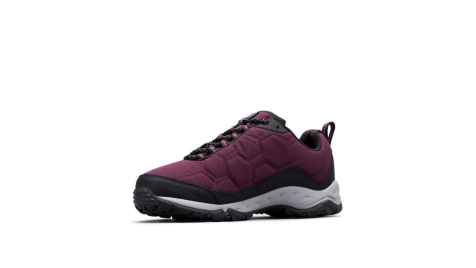 Columbia Firecamp III Waterproof Hiking Boots - Womens, Black Cherry, White, Medium, 6, 1865241639-6