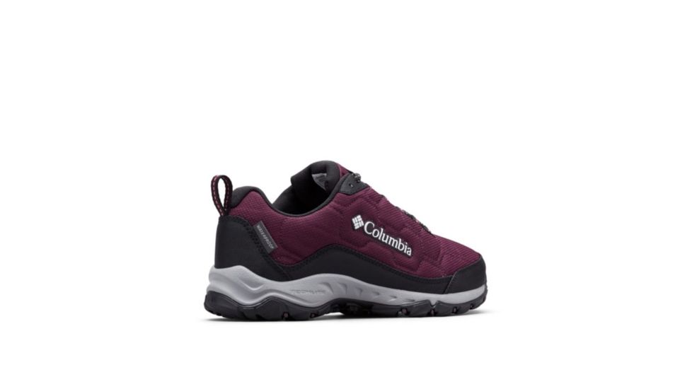 Columbia Firecamp III Waterproof Hiking Boots - Womens, Black Cherry, White, Medium, 6, 1865241639-6